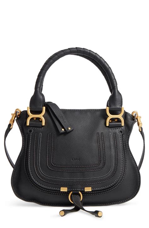 chloe mini marcie black|chloe marcie small vs medium.